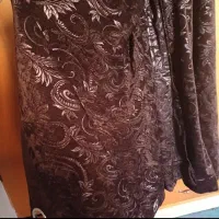ی جفت پرده پانچ مخمل سنگین