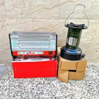 بخاری گازی با برقی المنتی