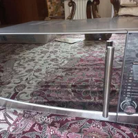 مایکروویو گاسونیک و میز تلویزیون شیشه ای