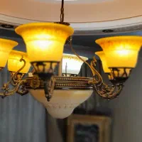 دو عدد لوستر ۶ شاخه