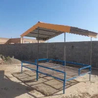 تخت الاچیق دار مسقف در حد نو دو نیم در چهار|تخت و سرویس خواب|کاشمر, |دیوار