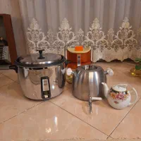 کتری استیل پلوپز برقی آبمیوه گیری درحد نو