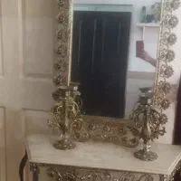 آینه شمعدان برنجی