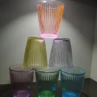 لیوان های رنگی شیک و زیبا|ظروف سرو و پذیرایی|کارون, |دیوار