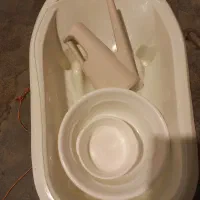 وان حمام بچه با لگن دسشویی بچه