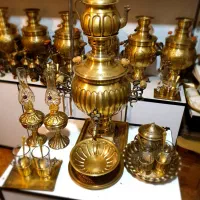 jyrw24ztسماور ذغالی شکاری برنجی زغالی y66szx