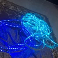 هالوژن سقف و ریسه چند رنگ با ریموت کنترول|ریسه و چراغ تزئینی|اراک, |دیوار