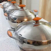 ست ۸ تیکه قابلمه استیل