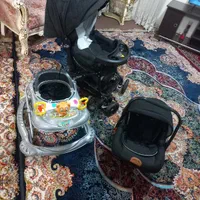 کالسکه و کریر و روروک سه تیکه نو مدل دلیجان|کالسکه و لوازم جانبی|تهران, وصفنارد|دیوار