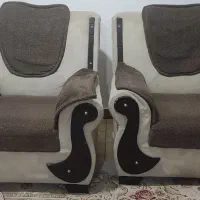 فروش فوری مبل راحتی 7نفره با میز عسلی|مبلمان خانگی و میز عسلی|آزادشهر, |دیوار