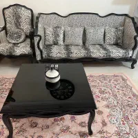 مبلمان نیم ست مدل کویین فرانسه با میز غذاخوری