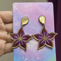 گوشواره مولتی رنگ ثابت ضد حساسیت ۴|جواهرات|تهران, اوقاف|دیوار