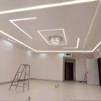 سیم کشی وسایل چراغ لاین نوری|ریسه و چراغ تزئینی|پارسآباد, |دیوار