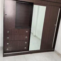 کمد لباس درب ریلی قابل حمل در حد نو|جاکفشی، کمد، دراور|تهران, شمس‌آباد|دیوار