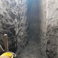 لایروبی چاه کن مغنی طرح اگو تخریب ساختمان