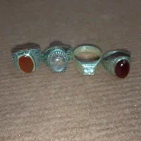 انگشترنقره همه باهم با سنگ فیروزه ۳۴گرمی|جواهرات|تهران, حصارک|دیوار