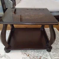 مبل هفت نفره به همراه یک جلو مبلی و یک میز عسلی|مبلمان خانگی و میز عسلی|قزوین, |دیوار