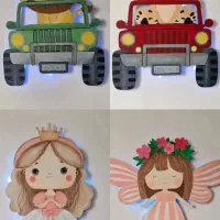 چراغ خواب اتاق کودک|اسباب و اثاث بچه|مشهد, تربیت (صدف)|دیوار