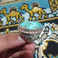 انگشتر نقره فوق کلکسیونی دستساز مهر سجادی بشرط