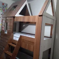 تخت دوطبقه ام دی اف ۸۰در ۱۸۰