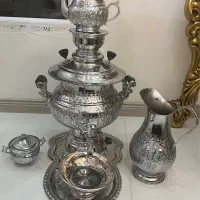 سرویس سماور گازی کاملا نو مناسب جهیزیه