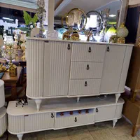 ست آینه کنسول و میز تلوزیون لمون شرایطی|بوفه، ویترین، کنسول|تبریز, |دیوار