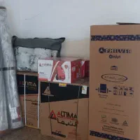 اجاق گاز و لباس شویی هر دو نو داخل کارتون