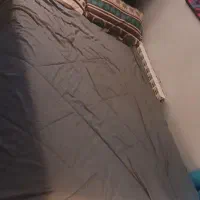 تخت mdf طوسی ۱ و نیم نفره