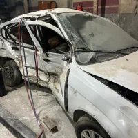 تیبا تصادفی مدل ۹۷ سفید|خودرو سواری و وانت|بابل, |دیوار