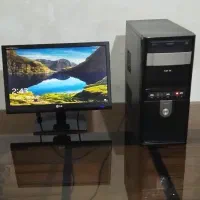 کامپیوتر اداری سالم به همراه مانیتور LG
