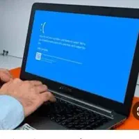 لپتاپ لنوو ال سی دی پاشیده