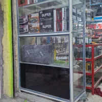 ویترین شیشه آلومینیومی ایستاده