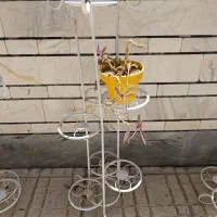 استند گل و گلدان فلزی
