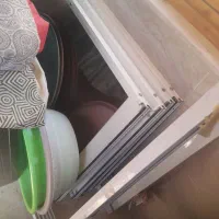 ۲عدد پنجره الومینیومی در حد نو|مصالح و تجهیزات ساختمان|احمدسرگوراب, |دیوار