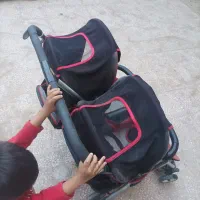 کالسکه دوقلو مبارک آباد|کالسکه و لوازم جانبی|قم, تعویض پلاک|دیوار