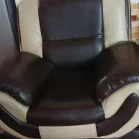 مبل چرم|مبلمان خانگی و میز عسلی|خرم‌آباد, |دیوار