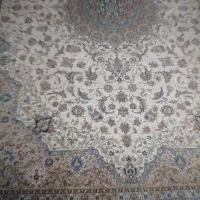 فرش ابریشم 9متری جفت 4500شانه تراکم1250