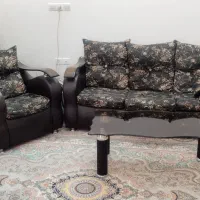 مبلمان راحتی نیمه استیل ۹نفره با ۴عسلی|مبلمان خانگی و میز عسلی|قم, حنیف نژاد|دیوار