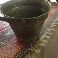 سطل مسی قدیمی|کلکسیون اشیاء عتیقه|رودهن, |دیوار