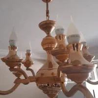 لوستر ۵شاخه برنج