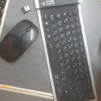 کیبورد تاشو قابل شستشو و موس بی سیم