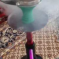 قلیون تنه فلزی زیبا