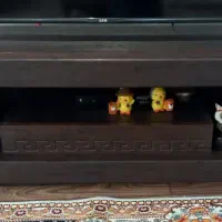 میز تلوزیون چوبی ترک در حد تلوزیون تا ۵۵ اینچ