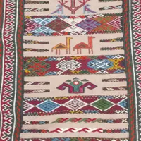 گلیم بافی تابلو فرش|گلیم، جاجیم، گبه|شیروان (خراسان), |دیوار