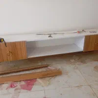 کابینت کمد دیواری میز تلویزیون  ترمووال ماربل شیت