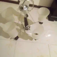 لوستر ۵شاخه سالم تمیز