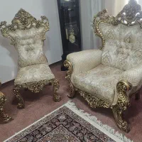 مبل سلطنتی ۹ نفره|مبلمان خانگی و میز عسلی|امیدیه, |دیوار