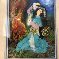 تابلو نقاشی ابرنگ دستی