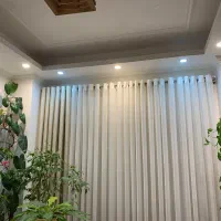 پرده حریر بدون زیر پرده