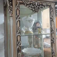 بوفه چوبی|بوفه، ویترین، کنسول|اقبالیه, |دیوار
